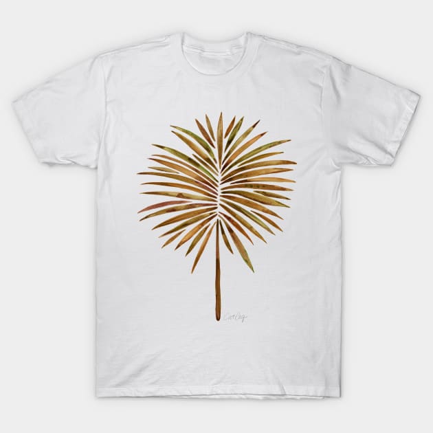 fan palm sepia T-Shirt by CatCoq